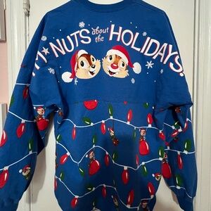 2019 Disney Parks Epcot Festival Of The Holidays Chip & Dale Spirit Jersey